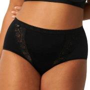 Sloggi Trosor 4P Chic Maxi Lace Briefs Svart bomull 44 Dam