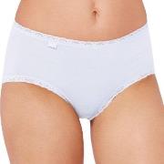 Sloggi Trosor 3P 24 7 Cotton Lace Midi Briefs Vit bomull 42 Dam