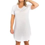 Lady Avenue Silk Jersey Nightgown Benvit silke X-Small Dam