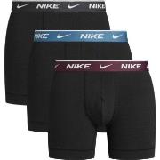 Nike Kalsonger 6P Everyday Cotton Boxer Svart/Vinröd bomull Medium Her...