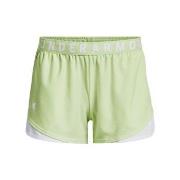 Under Armour 3P Play Up Shorts 3.0 Ljusgrön polyester Small Dam