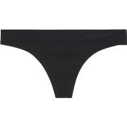 Calvin Klein Trosor 2P Fusion Flex Thong Svart polyamid Large Dam