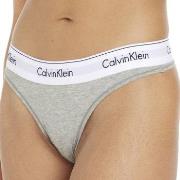 Calvin Klein Trosor 2P Modern Cotton Thong Gråmelerad Large Dam