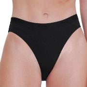 Sloggi Trosor 2P GO Casual High Leg Briefs Svart bomull Large Dam