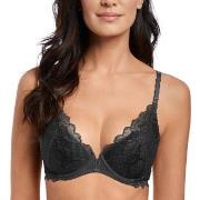 Wacoal BH Lace Perfection Plunge Push Up Bra Svart B 70 Dam