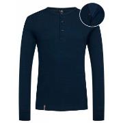 Dovre Organic Cotton Grand Dad Rib Shirt Marin ekologisk bomull Medium...