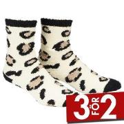 Damella Strumpor Fluffy Socks Leopard polyester Strl 35/38 Dam