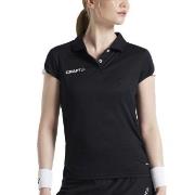 Craft Pro Control Impact Polo W Svart polyester XX-Large Dam