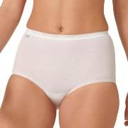 Sloggi Trosor 2P Basic Plus Maxi Briefs Vit bomull 50 Dam