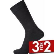 Egtved Strumpor Cotton No Elastic Sock Svart Strl 45/48 Herr