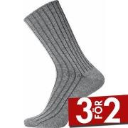 Egtved Strumpor Cotton No Elastic Socks Grå Strl 40/45 Herr