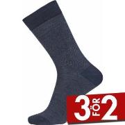 Egtved Strumpor Twin Wool Cotton Sock Marin Strl 40/45