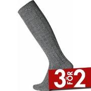 Egtved Strumpor Wool Kneehigh Sock Ljusgrå Strl 40/45 Herr