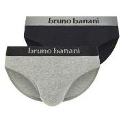 Bruno Banani Kalsonger 2P Flowing Sportslip Svart/Grå bomull Large Her...