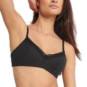 Sloggi BH GO Ribbed Padded Bra Svart Large Dam