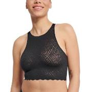 Sloggi BH ZERO Feel Bliss Crop Top Svart Large Dam