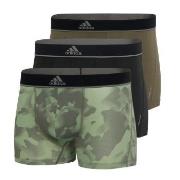 adidas Kalsonger 3P Sport Trunk Svart/Grön polyester Medium Herr