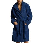 Polo Ralph Lauren Hooded Terry Bathrobe Marin bomull L/XL Dam