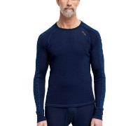 Dovre Jacquard Baselayer Marin ull Medium Herr