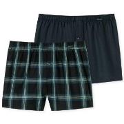 Schiesser Kalsonger 2P Boxershorts multipack Brun mönstrad bomull 3XL ...