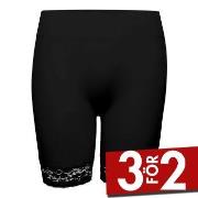 Decoy Hotpants With Lace Svart S/M Dam