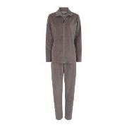 Decoy Velour Homewear Set Brun 3XL Dam