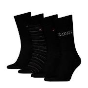 Tommy Hilfiger Strumpor 4P Men Classic Socks Tin Giftbox Svart Strl 43...