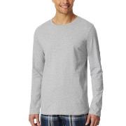 Schiesser Mix and Relax Long Sleeve Grå bomull X-Large Herr