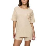 Triumph Endless Comfort Short Sleeve Pyjama Creme 40 Dam