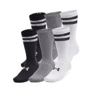 Under Armour Strumpor 6P Essential Crew Socks Flerfärgad polyester Sma...