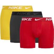 Nike Kalsonger 9P Everyday Essentials Micro Boxer Brief Röd/Gul polyes...