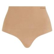 Chantelle Trosor Smooth Comfort High Waisted Thong Ljusbrun X-Large Da...