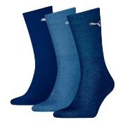 Puma Strumpor 3P Unisex Light Crew Socks Marin/Blå Strl 43/46