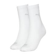 Puma Strumpor 2P Women Logo Crew Socks Vit Strl 35/38 Dam