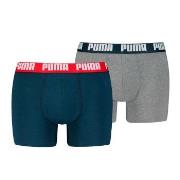 Puma Kalsonger 2P Men Everyday Basic Boxer Marin/Grå bomull Small Herr