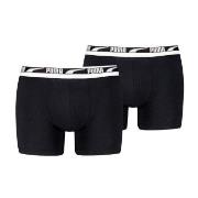 Puma Kalsonger 2P Men Multi Logo Boxer Grå/Svart bomull Large Herr