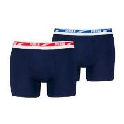 Puma Kalsonger 2P Men Multi Logo Boxer Marin bomull Large Herr