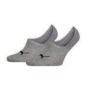 Puma Strumpor 2P Unisex Footie High Cut Socks Grå Strl 35/38