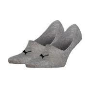 Puma Strumpor 2P Unisex Mid Cut Footie Socks Grå Strl 35/38