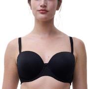 Chantelle BH Comfort Chic Bandeau T-shirt Bra Svart D 80 Dam