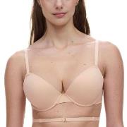 Chantelle BH EasyFeel Open Back T-shirt Bra Beige Large Dam