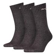 Puma Strumpor 3P Sport Crew Socks Antracit Strl 35/38