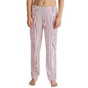 Calida Favourites Sleep Long Pants Rosa randig bomull X-Small Dam