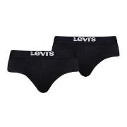 Levis Kalsonger 2P Base Brief Svart bomull Large Herr