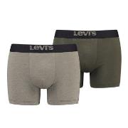 Levis Kalsonger 2P Men Optical Illussion Boxer Brief Khaki bomull Smal...