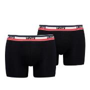 Levis Kalsonger 2P Sportswear Logo Base Boxer Svart bomull Medium Herr