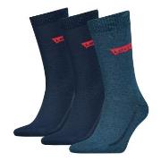 Levis Strumpor 3P Base Regular Cut Sock Denimblå Strl 43/46