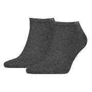 Calvin Klein Strumpor 2P Men Sneaker Socks Mörkgrå Strl 39/42 Herr