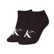 Calvin Klein Strumpor 2P Women Monogram Sneaker Socks Svart Strl 35/38...