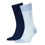 Tommy Hilfiger Strumpor 2P Men Birdeye Sock Ljusblå Strl 43/46 Herr